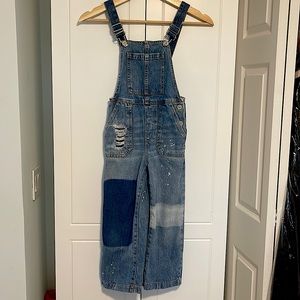 Zara Girls denim Overalls size 6